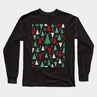 New Year 2024 Holiday Vibes Pattern Long Sleeve T-Shirt